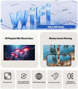 Dailygoods - Miniprojector met WiFi en FHD 1080P Beeldkwaliteit — thumbnail 2