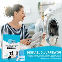 24 Stuks Wasmachine Reinigingstabletten voor Dierenbezitters, Anti-Geuroplossing, Dieptereiniging en Ontkalking — thumbnail 3