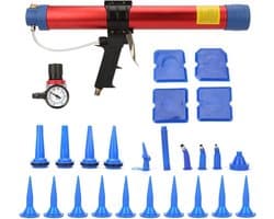 Krachtige Pneumatische Kartuschenpistool 600 ML voor Decoratie, Fischtanks en Elektronische Apparaten met Snelheidsmeter