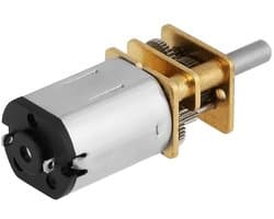 Krachtige DC Motor met Versnellingsbak, 3V 6V 12V, 50-2000RPM, Ideaal voor Robotica en DIY Projecten