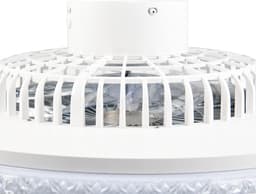 Fantiluxe - Tove - Plafondventilator met verlichting - Chroom - Ø60cm - Afstandsbediening - Met lamp - Plafond ventilator - Slaapkamer — thumbnail 5
