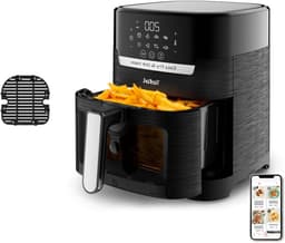 Heteluchtfriteuse Grill - Gezond Koken - Veelzijdig Koken - Kijkvenster - 45 Liter - Zwart — thumbnail 1