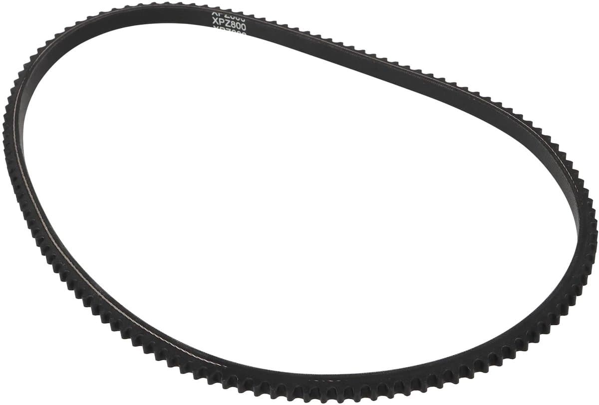Dailygoods- Aandrijfriem Rubber - Binnenomtrek 749 mm - Buitenomtrek 800 mm - Breedte 10 mm - Dikte 8 mm - Compatibel met Hyundai HYM510SPE - Grasmaaier Riem — afbeelding 1