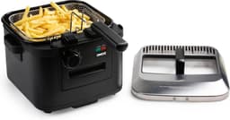 Friteuse - Frituurpan - Lekkere Snacks Maken - Koude Zone Technologie - 4 Liter - Zwart — thumbnail 1