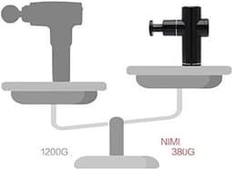 Mini Massage Gun - Spierverlichter Draagbaar - Spierherstel Bevorderen - Compact en Lichtgewicht - 14 cm Lengte - Zwart — thumbnail 2