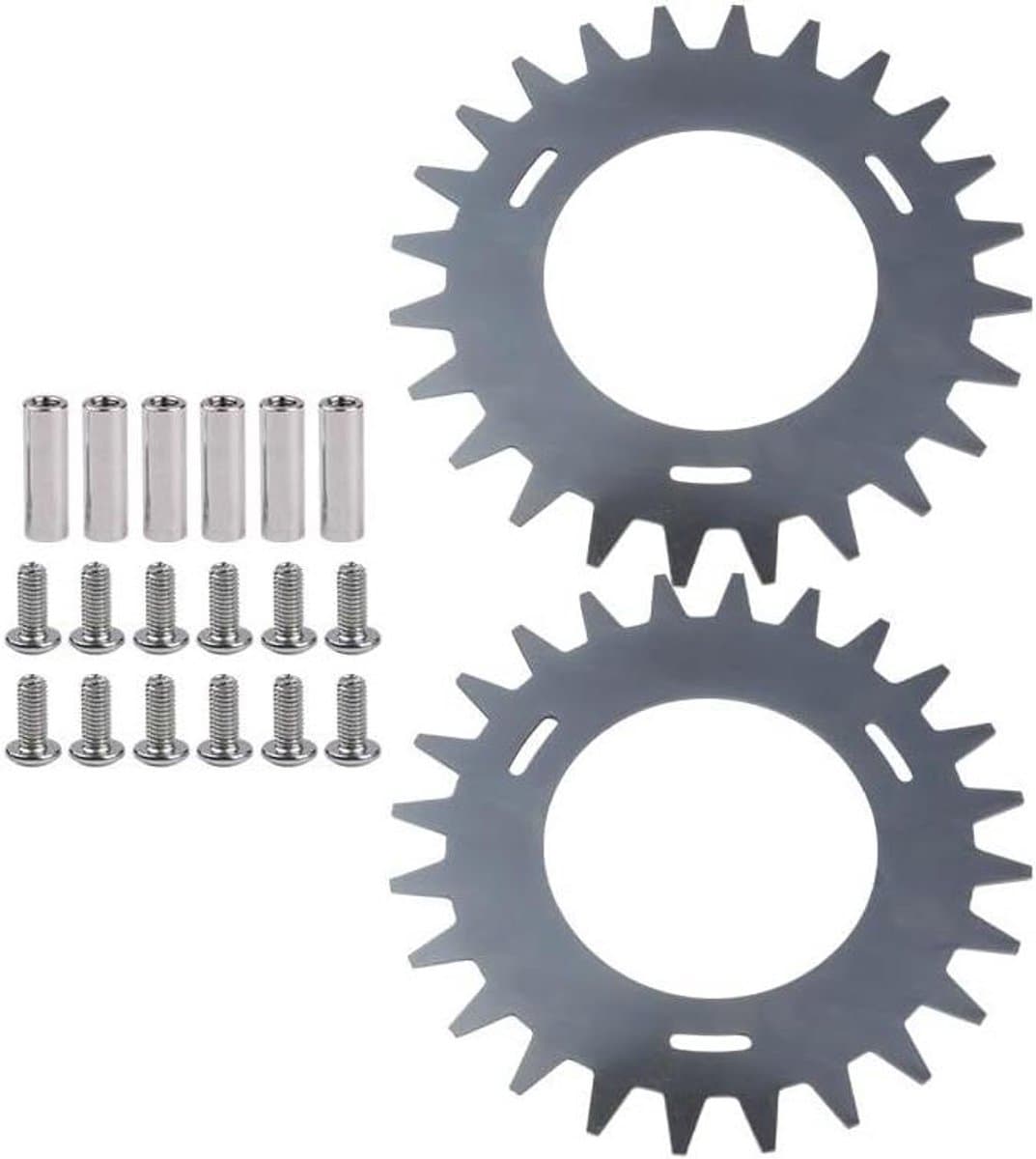 Grasmaaier Grip Spikes - Tractie Knoppen - Verbeterde Tractie - Metaal Ontwerp - 1 Set - Zwart — afbeelding 1