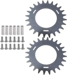 Grasmaaier Grip Spikes - Tractie Knoppen - Verbeterde Tractie - Metaal Ontwerp - 1 Set - Zwart — thumbnail 1