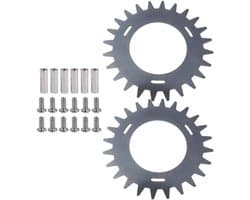 Grasmaaier Grip Spikes - Tractie Knoppen - Verbeterde Tractie - Metaal Ontwerp - 1 Set - Zwart