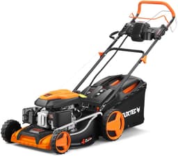 FUXTEC 4in1 Benzine Grasmaaier FX-RM5196eS - Elektrische Start - 6pk/4.4kW - 51cm Maaibreedte ,Hoogteverstelling 25mm-75mm - 4-Takt - Achterwielaandrijving, 60L Grasvanger - Mulchfunctie & Zij-uitworp — thumbnail 1