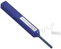 Reinigingspen voor glasvezelconnectoren - Effectieve kabelreiniger voor LC, MU en 1.25mm connectoren - Tot 800 reinigingsbeurten