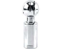 Reinigingsbal 1/2 inch BSP voor sanitaire toepassingen, draaibaar, roestvrij staal, vrouwelijke aansluiting, ideaal voor CIP-tankreiniging en onderhoud