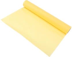 Translucent Geel Overtrekpapier voor Naaiwerk, Tekenen, Schetsen en Cadeauverpakking - 46 meter Lang