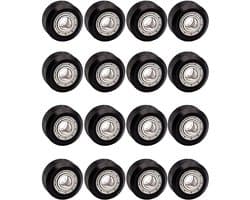 Store_9 - 3D-Druckerrad - Delta 3D-printerrollen - Duurzaam en stil - 16 stuks - Geluidsarm - Upgrade voor Delta 3D-printers