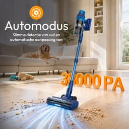 Bollit Steelstofzuiger Draadloos zonder Zak - 425W - Draadloze Stofzuiger - Kruimeldief Snoerloos - Vacuum Cleaner - Handstofzuiger - Stofzuiger Steel met Hepa Filter - Stofzuiger Huisdieren - Zakloze Stofzuiger — thumbnail 3