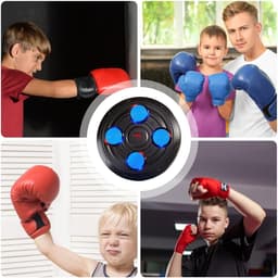 Music Boxing Machine, Intelligent Punching Pad, Wall Mounted Boxing Trainer, Interactive Boxing Training Equipment, Rhythm Boxing Machine, Smart Punching Bag Trainer, Home Boxing Training Pad, — thumbnail 5