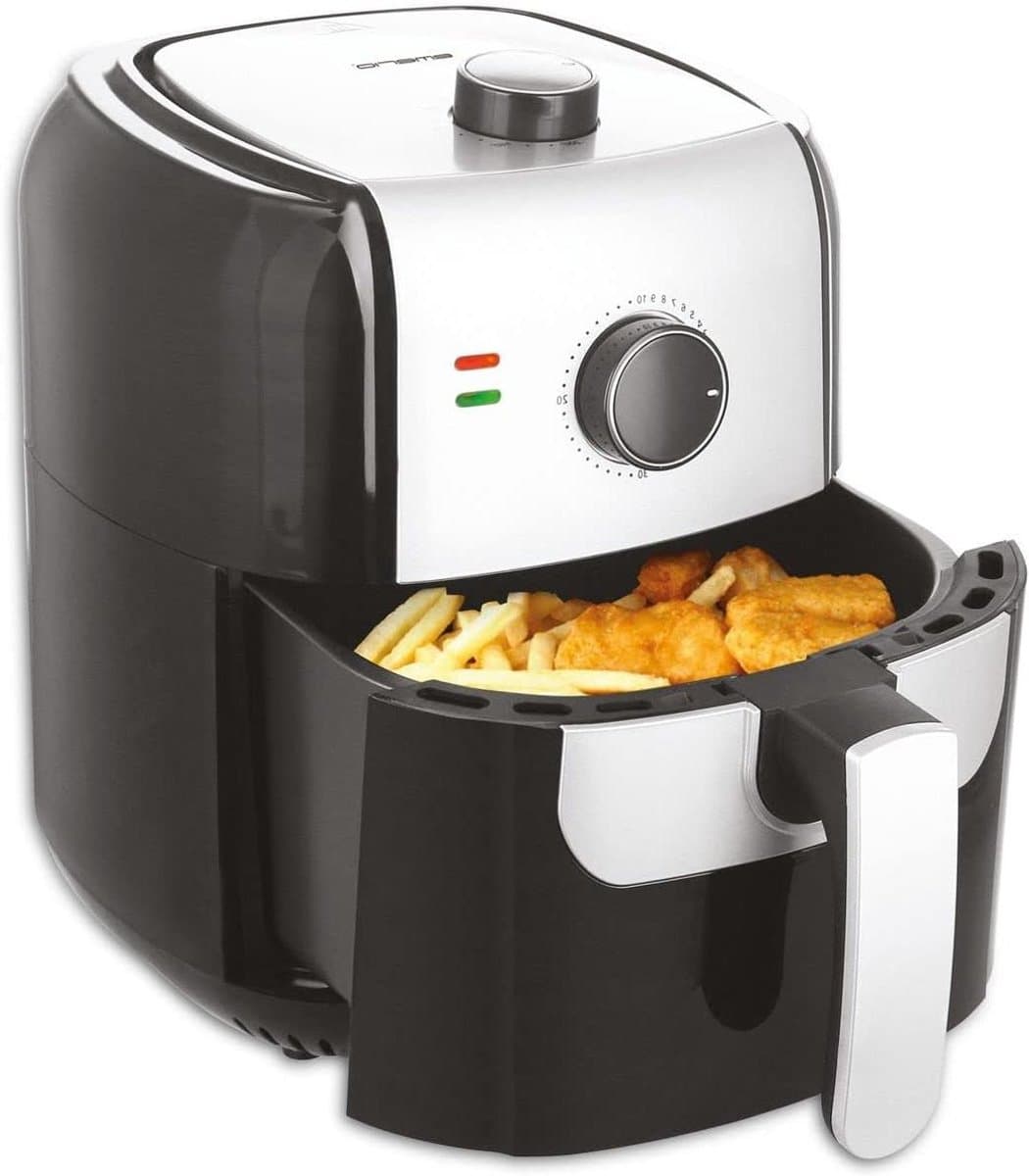 Heteluchtfriteuse - Airfryer Frituurpan - Gezond Bakken - Traploze Temperatuur - 55 Liter - Zwart — afbeelding 1