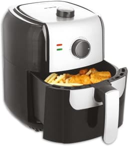 Heteluchtfriteuse - Airfryer Frituurpan - Gezond Bakken - Traploze Temperatuur - 55 Liter - Zwart — thumbnail 1