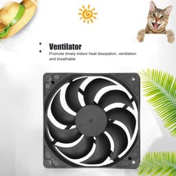 Cosensi - Dailygoods - Dailygoody - Zonnepaneelkit - Monokristallijn Silicium - Draagbaar en efficiënt - 5 Watt - Voor kassen en dierenhokken - Inclusief ventilator - Handig... — thumbnail 3