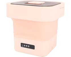 Mini Wasmachine 10 Liter met Automatische Spin Functie en Grote Capaciteit - Opvouwbare Mini Wasmachine voor EU Stopcontact