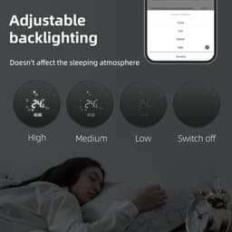 Maximale zoekdekking Slimme WiFi Thermostaat Touchscreen – Tuya Kamerthermostaat voor Gasboiler & Vloerverwarming — thumbnail 5