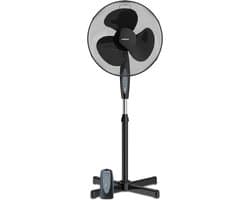 Tafelventilator - Staande ventilator - Ruimte Koelen - Met Afstandsbediening - 36 cm - Zwart