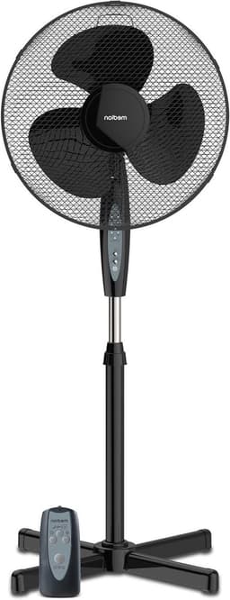 Tafelventilator - Staande ventilator - Ruimte Koelen - Met Afstandsbediening - 36 cm - Zwart — thumbnail 1