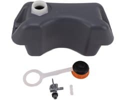 Dailygoods- Grasmaaierreservoir Kunststof - Brandstoftank - Brandstofcontainer - Duurzaam - Hoge Hardheid - Bevestigingsgat 27 cm