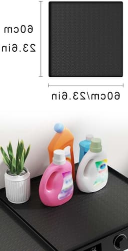 Herbruikbare Druppelbak 60x60 cm, Siliconen Mat voor Koelkasten, Wasmachines en Wijnkasten, Antislip en Waterdicht — thumbnail 5