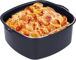 Cakepan voor Airfryer - Bakaccessoires voor luchtfriteuse, 22 cm, ideaal voor taarten en desserts — thumbnail 8