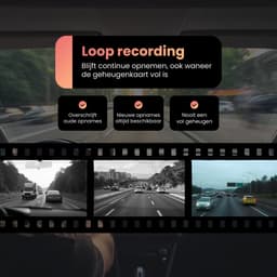 Setix Dashcam Go - Voor en Achter Camera – Inclusief 32GB SD kaart - Full HD 1080P Resolutie – Met Opbergcase tegen Diefstal - Nachtzicht – Plug & Play - Parkeermodus - 170 Graden Kijkhoek – Loop Recording – 2026 Auto Camera — thumbnail 4