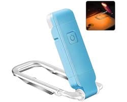 Oplaadbare LED Boekenlamp met Klem - 3 Dimbare Lichtstanden voor Oogvriendelijk Lezen - Draagbare Leeslamp met Bladwijzerfunctie - Ideaal voor Boekenwurmen & Op Reis