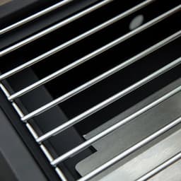 Gasbarbecue - Tafelmodel Gasbarbecue en Gasgrill - 2 Branders - Grillwagen - 5,6 kW - met Grillrooster, Drukregelaar, Slang, Thermometer - 55 x 46,5 x 41 cm - Zwart — thumbnail 5