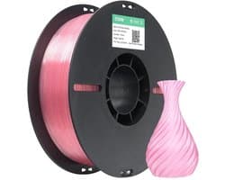 eSun PLA-Clear Rainbow Roze kristal / Pink crystal - 1 kg - 1.75 mm - 3D printer en 3D pen filament
