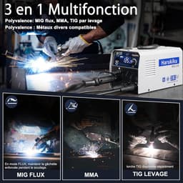 Draagbare 3-in-1 Lasmachine 135A met Vuldraad - MIG, MMA, Lift-TIG — thumbnail 2