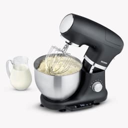 Keukenmachine - Deegmachine Mixer - Zelf Bakken - Geïntegreerde Weegschaal - 3.8 Liter Kom - Zwart Mat — thumbnail 2