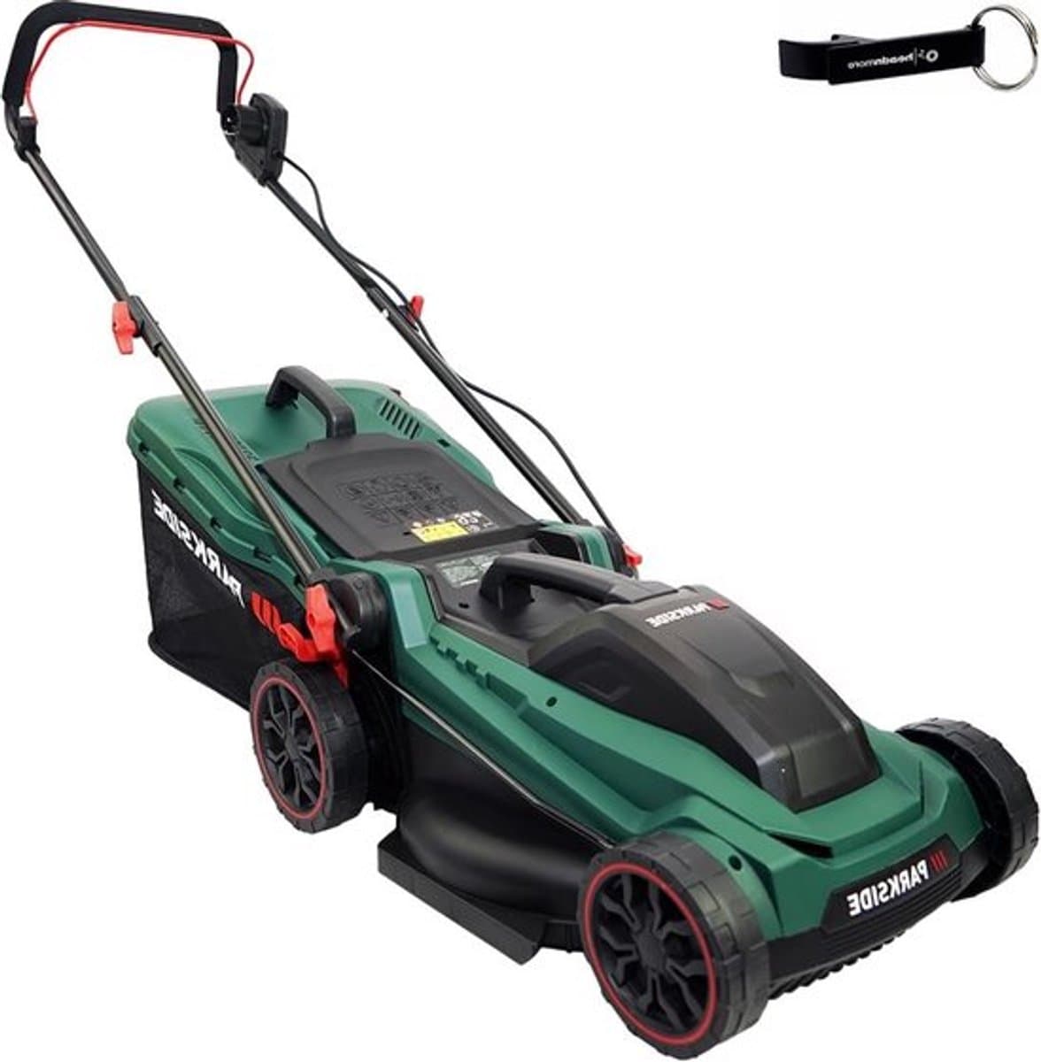 Elektrische Grasmaaier – Elektrisch Maaidorser – Gazonmaaier – Grasmaaier – Tuinmaaier – 1500 W Motor – 40 Liter Opvangzak Met Indicator — afbeelding 1
