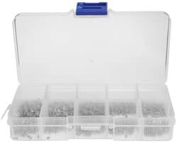 RVS groefmondstuk en zelftappende schroeven voor reparatie van elektronica, brillen en modellen, 1000 stuks M1 M1.2 M1.4 M1.7