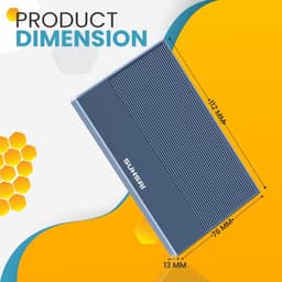 Externe Harde Schijf - Draagbare Opslag - Gegevens Back-uppen - Direct Klaar Voor Gebruik - 120 GB - Blauw — thumbnail 2