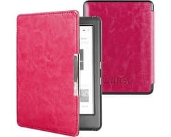 Lunso Geschikt voor Kobo Glo / Glo HD / Touch 2.0 hoes (6 inch) - sleepcover - Roze