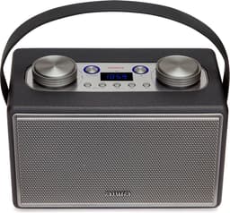 Portable Bluetooth Radio Aiwa BSTU800BK 50W Speaker Grey Vintage — thumbnail 2