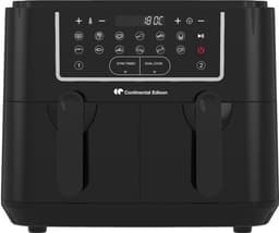 Airfryer Olievrije Friteuse CONTINENTAL EDISON - CERFRSH24002CB - 9 L - Dubbele manden - 2400W - Zwart — thumbnail 1