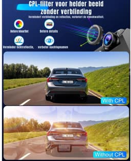 RONN® Dashcam Voor en Achter - Dashcam - Dashcam Voor Auto - Zwart - 4cm x 11cm x 5cm — thumbnail 3