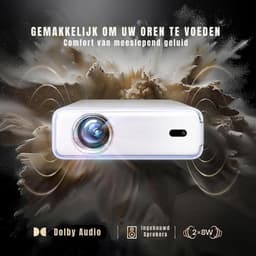 SVN® Mini beamers - Projector - Mini beamer - Wit - 22cm x 17cm x 8cm — thumbnail 2