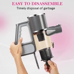 Draadloze Steelstofzuiger – 32000Pa Krachtige Zuigkracht – 1800mAh Accu & 900ml Stofbak – Lichtgewicht voor Harde Vloeren, Tapijt & Huisdierhaar – Inclusief Accessoires — thumbnail 2