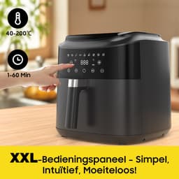 Dewelling XXL 9 L Airfryer AF80D10 – Heteluchtfriteuse met dehydratieprogramma – 2350 W krachtige prestaties en 360° hete luchtcirculatie — thumbnail 9