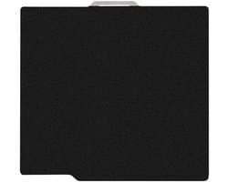 Dubbelzijdige Zwarte PEI Bouwplaat 258x258mm voor 3D Printer P1P P1S A1 X1 X1C X1E - Flexibel Springstaal Bouwplatform