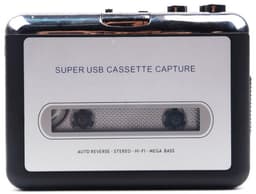 Cassettespeler - walkman - Cassettespeler - Zilverkleurige draagbare cassettespeler - 8*3*11,3 cm — thumbnail 1