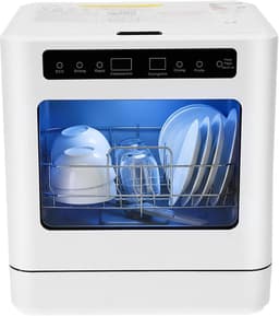 Mini vaatwasser - Kleine afwasmachine - 5 programma's - Energieklasse D - Afvoer — thumbnail 1
