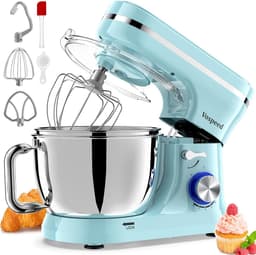 Krachtige Staande Keukenmixer met 2 RVS Kommen en 1000W Motor — thumbnail 1