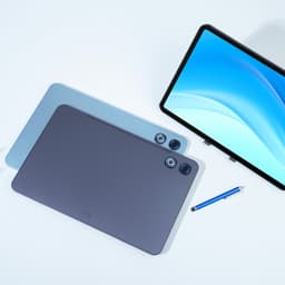 POCKAM P13 Tablets - 48 GB RAM 128 GB ROM - 13,4 inch 2,4K 120 Hz - Android 16 - Gemini AI - 12000 mAh/18 W - Face ID - Widevine L1 - 13 MP + 8 MP camera - Dubbele luidsprekers - Tablet met toetsenbord en pennenhouder - Blauw — thumbnail 3